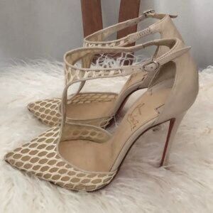 SALE💥 LOUBOUTIN Salonu Nude Pumps Sz 37